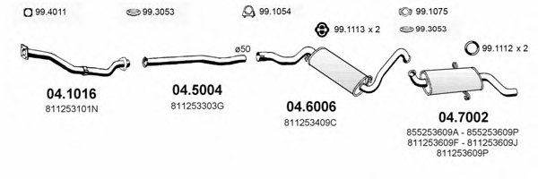 ASSO ART0218 Exhaust System